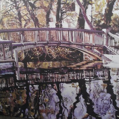 Lee Wright painting